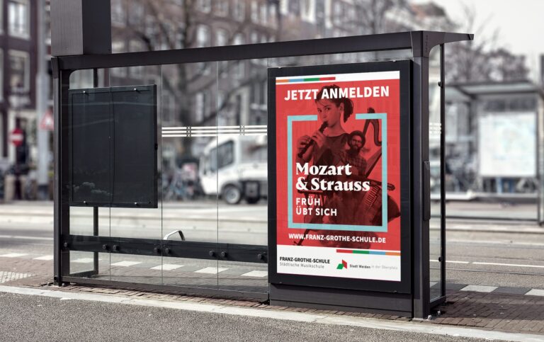 Werbeagentur, Weiden, Oberpfalz, Amberg, Cham, Hof, Marketing, Werbung, kreativmaleins, Musikschule, Franz-Grothe-Schule, Plakat, Flyer, Gestaltung, Stadt Weiden, Anmeldung