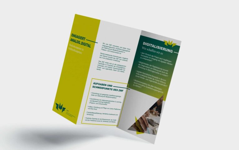 Werbeagentur, Weiden, Oberpfalz, Amberg, Cham, Hof, Marketing, Werbung, kreativmaleins, Flyer, Visitenkarte, Geschäftsausstattung, Online, Webdesign, Webseite, ZMF, Frühpädagogik, Medienkompetenz, Fachkräfte, Lernangebote