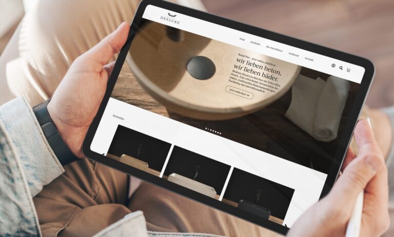 Werbeagentur, Weiden, Oberpfalz, Amberg, Cham, Hof, Marketing, Werbung, kreativmaleins, deelure, concrete design, Betonhandwaschbecken, Kunst, Design, Beton, Concrete, Waschbecken, Bad, Innendesign, Shop, Webseite, Logo, Logoentwicklung